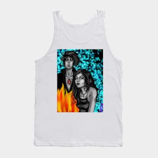 Sandman and Death Original Fan Art Tank Top